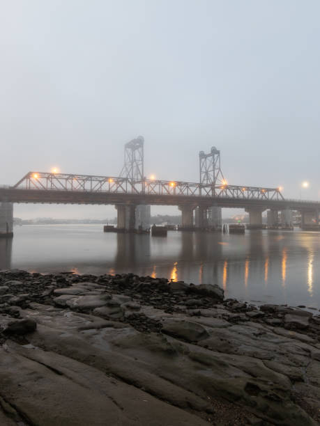 istock Ryde Bridge in fog 1317057386