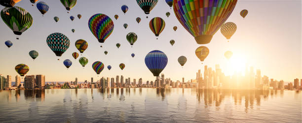 istock hot air balloons 3d illustration 1317063876