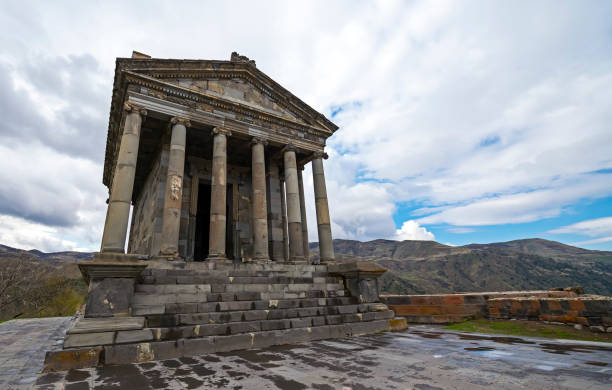 istock Garni temple, Hellenistic temple from the first century in Armenia 1317066416
