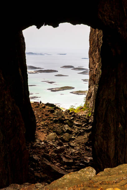 istock Torghatten cave with a view at the Norwegian archipelago 1317070772