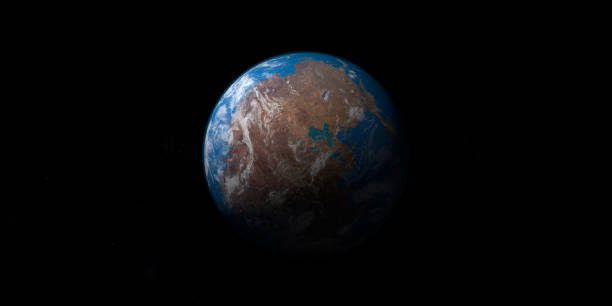 istock Ancient supercontinent Pangea in earth planet 1317077614