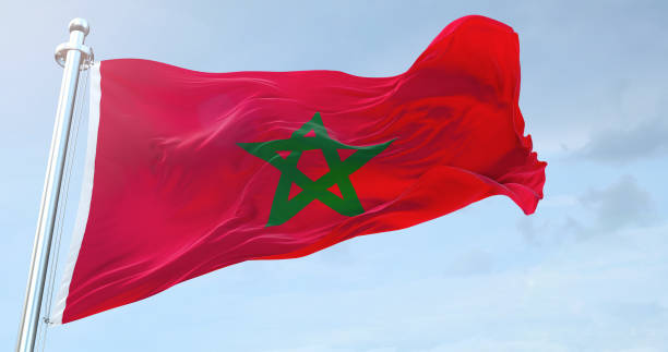 モロコの旗 - moroccan flag ストックフォトと画像
