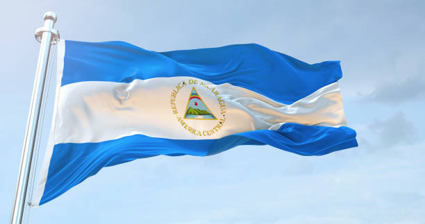 Nicaragua flag 4k consul photos stock pictures, royalty-free photos & images
