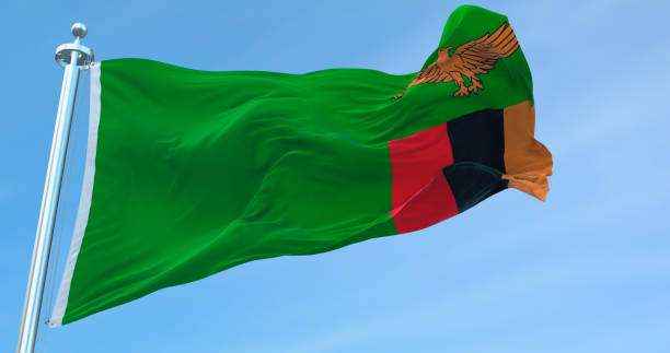 Zambia flag 4k zambia flag stock pictures, royalty-free photos & images