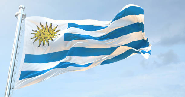 ウルグアイ国旗 - uruguayan flag ストックフォトと画像