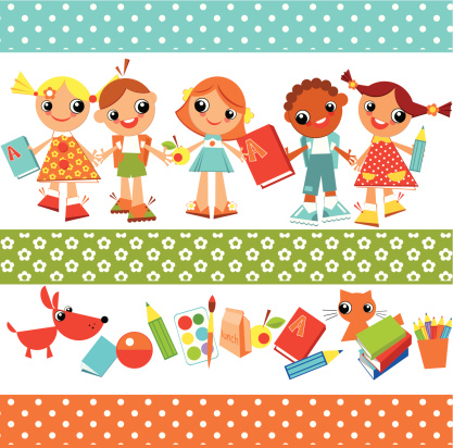Child Guide Background Childrens Background Stock Illustration - Download Image Now - Baby ...