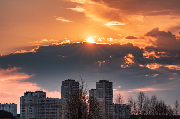 istock Sunrise over the city 1317088892