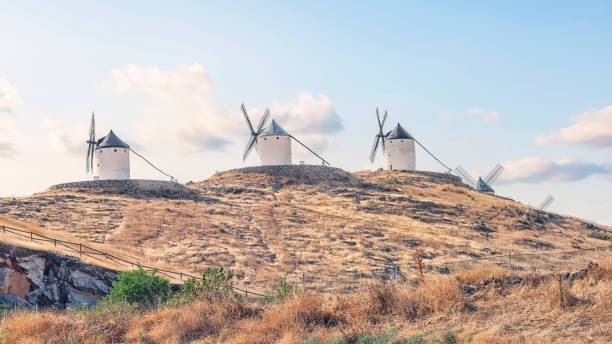 istock Windmills in La Mancha province, Spain 1317090911