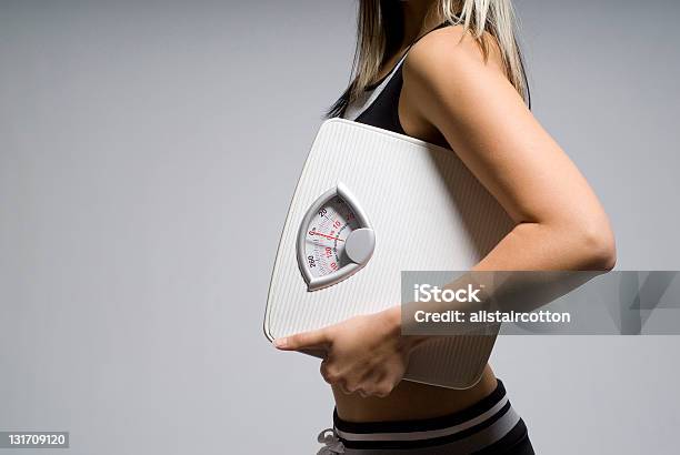 Diet Scale And Woman Stock Photo - Download Image Now - Adult, Adults Only, Dieting