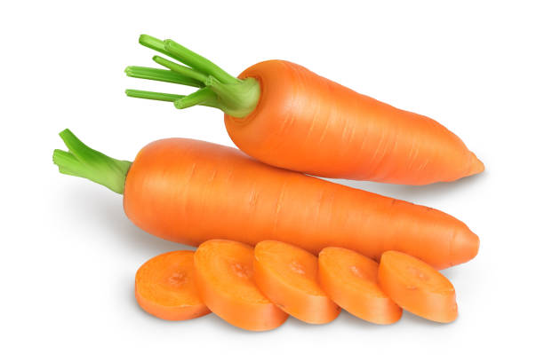 istock Carrot isolated on white background with clipping path and full depth of field 1317091766
