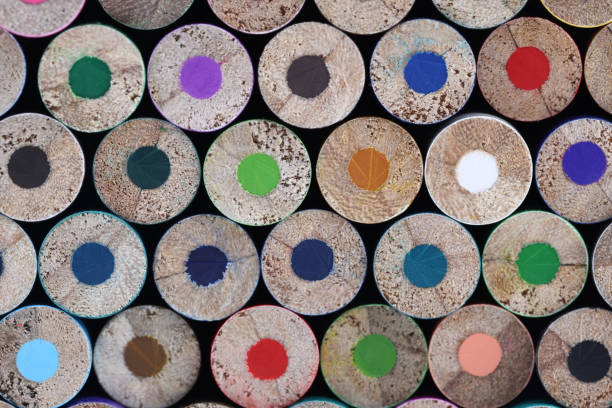 istock Many blunt multicolored wooden pencils closeup background 1317100519