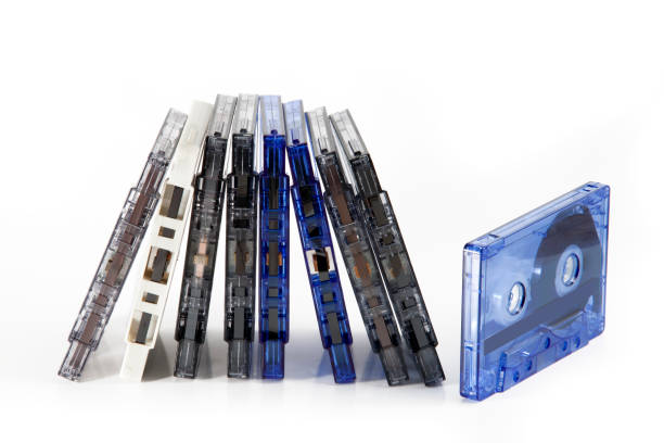 istock Old audio cassettes isolated on white 1317101022