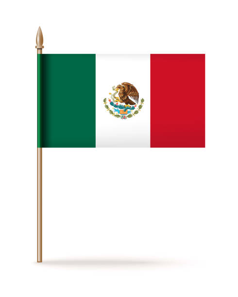 istock National flag of Mexico. Mexican tricolor icon 1317110719