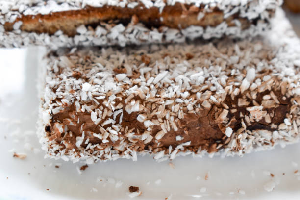 istock Healthy chocolate cookies with coconut flakes 1317110816