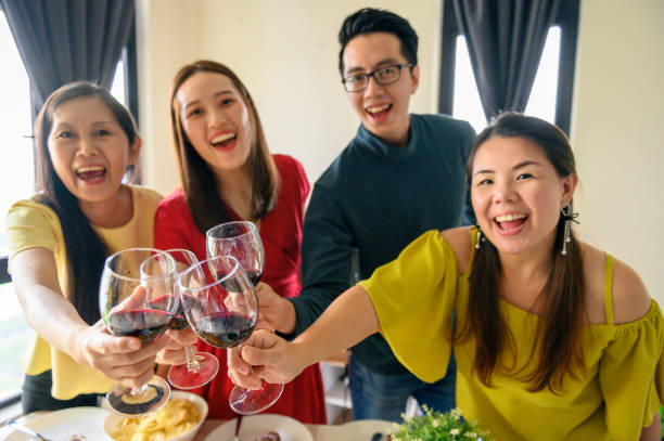 istock Having celebratory toast in the party 1317115642