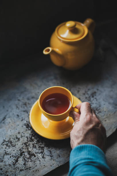 Preparing tea at 5 o'clock for daily enjoying