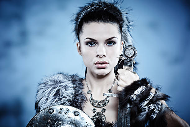 istock A warrior woman ready to fight 131711745