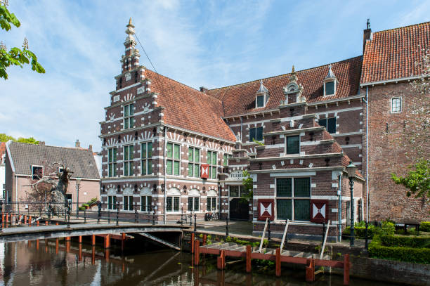 View at the Museum Flehite, house for art and history, in the center of Amersfoort in The Netherlands.