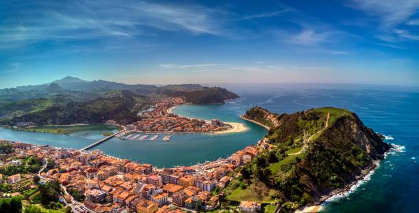 istock Aerial view of Ribadesella 1317117908