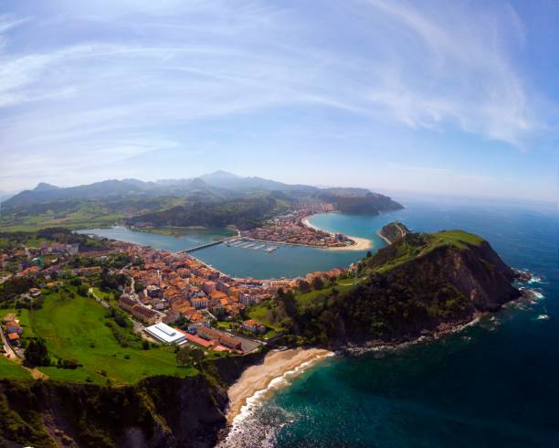 istock Aerial view of Ribadesella 1317117909