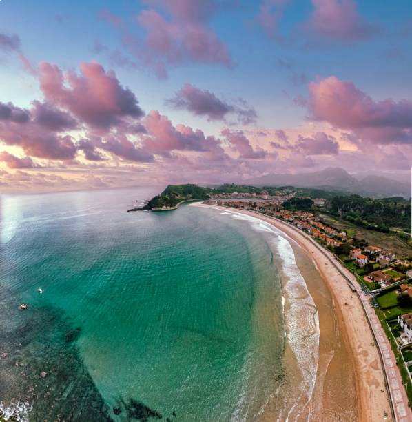 istock Aerial view of Ribadesella 1317117918