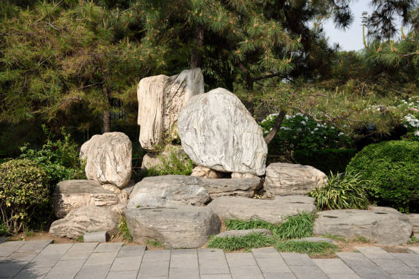 istock Chinese Rock Garden 1317118990