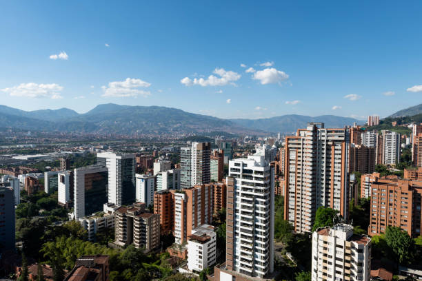 istock Panoramic landscape with buildings and blue sky. 1317123108