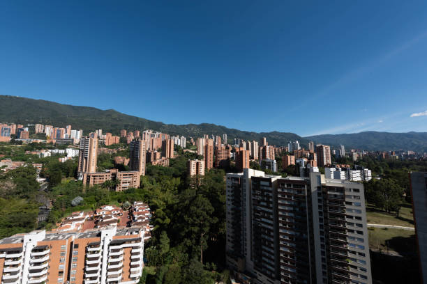 istock Panoramic landscape with buildings and blue sky. 1317123389