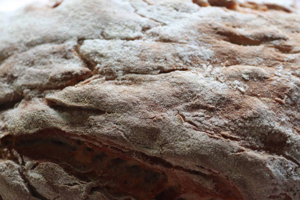 istock Selective focus view at a fresh baked crusty bread 1317123986