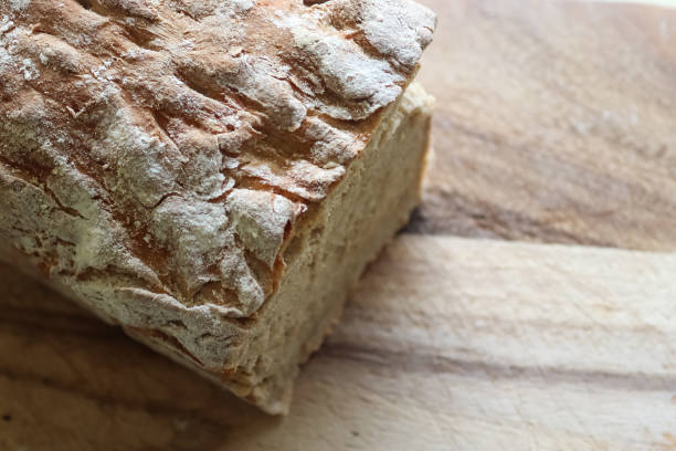 istock Selective focus view at a fresh baked crusty bread 1317124001