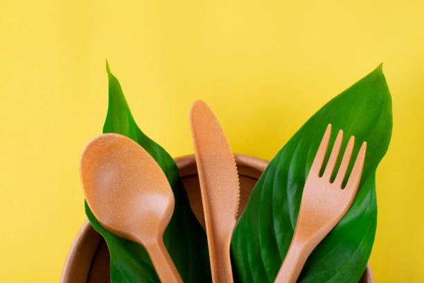 istock Eating utensils made of sustainable materials 1317127672
