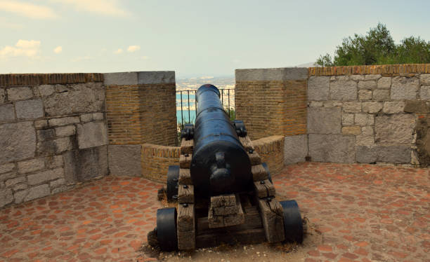 cannon on bastion in gibraltar