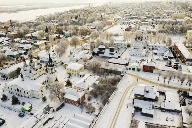istock Aerial view of Annunciation Monastery and Trinity Convent in Murom 1317130042