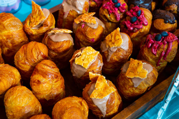 istock Traditional Turkish custard cakes on shop window 1317130191