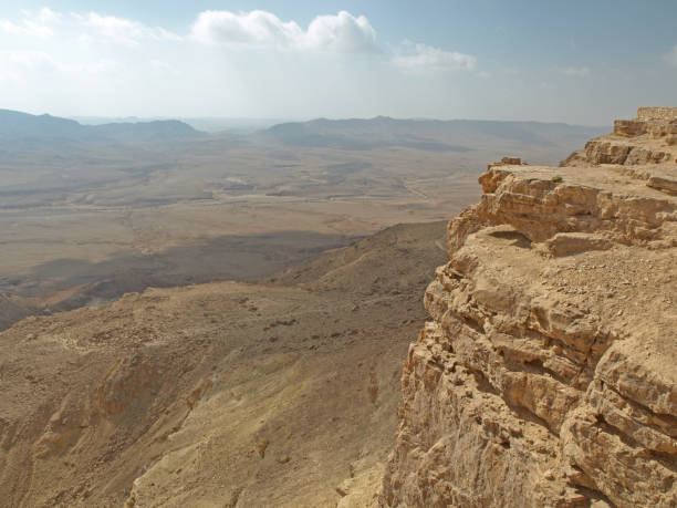 istock Overlooking the Makhtesh Ramon Negev Desert, Israel 1317134839