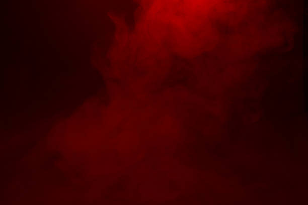 istock Colorful smoke close-up on a black background 1317138053