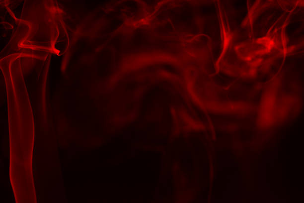 istock Colorful smoke close-up on a black background 1317138208