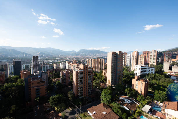 istock Panoramic landscape with buildings and blue sky. 1317143590
