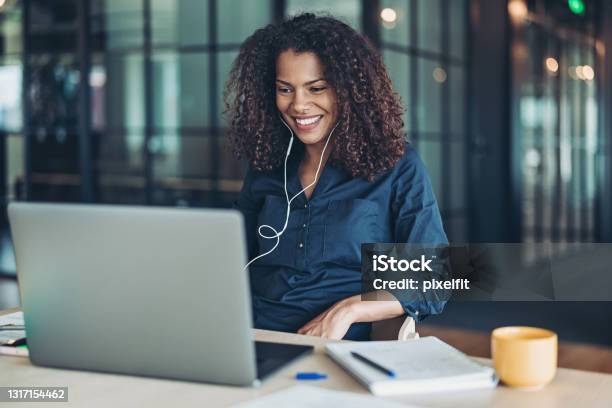 Video Business Meeting Stock Photo - Download Image Now - Web Conference, Video Conference, Watching
