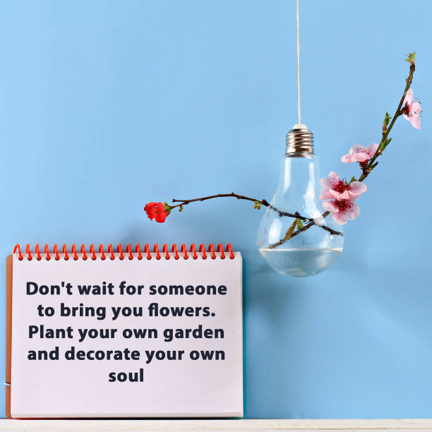 istock Inspiration motivation quote. Self love , your Happiness your Responsibility 1317155644