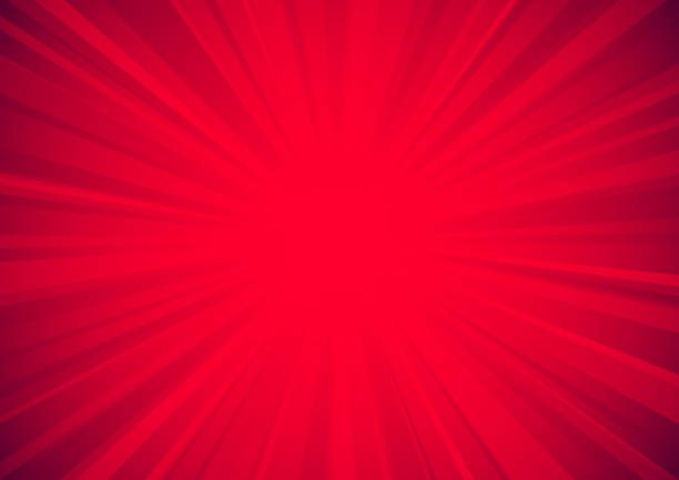hellroter stern platzt hintergrund - red background stock-grafiken, -clipart, -cartoons und -symbole