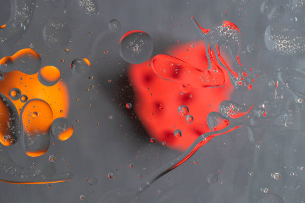 istock Beautiful view of black, orange. red abstract design, texture. 1317162393