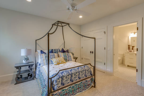 istock Canopy bed in lovely bedroom 1317163665