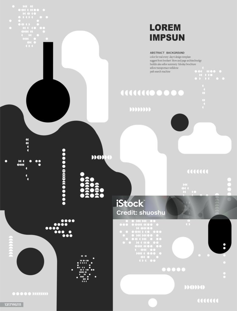 Smooth Curve Pattern Abstract Smooth Curve Pattern With Dots For Brochure Design Stock ...