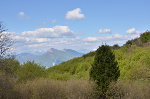 Panorama on a mountain