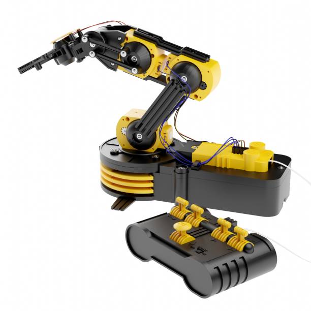 istock Robotic Arm Edge isolated on white background. 3D illustration. 1317217660