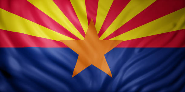 istock Arizona State flag 1317222752