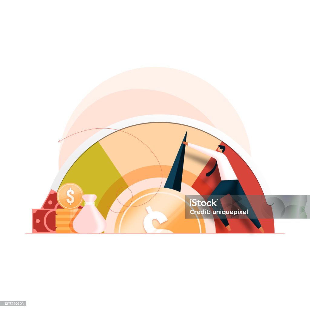 Cost Controlling And Expense Reduction Dollar Rate Decrease Price ...