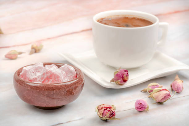 istock turkish delight and cup of coffee on the table 1317230801