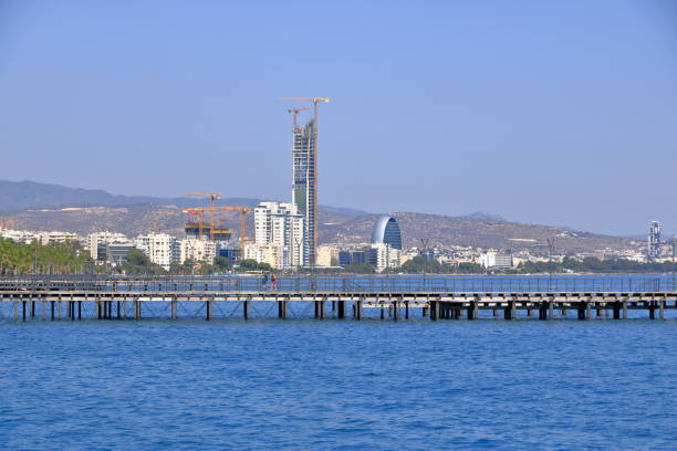istock Limassol City view from the coast with architectural modern buildings 1317232729